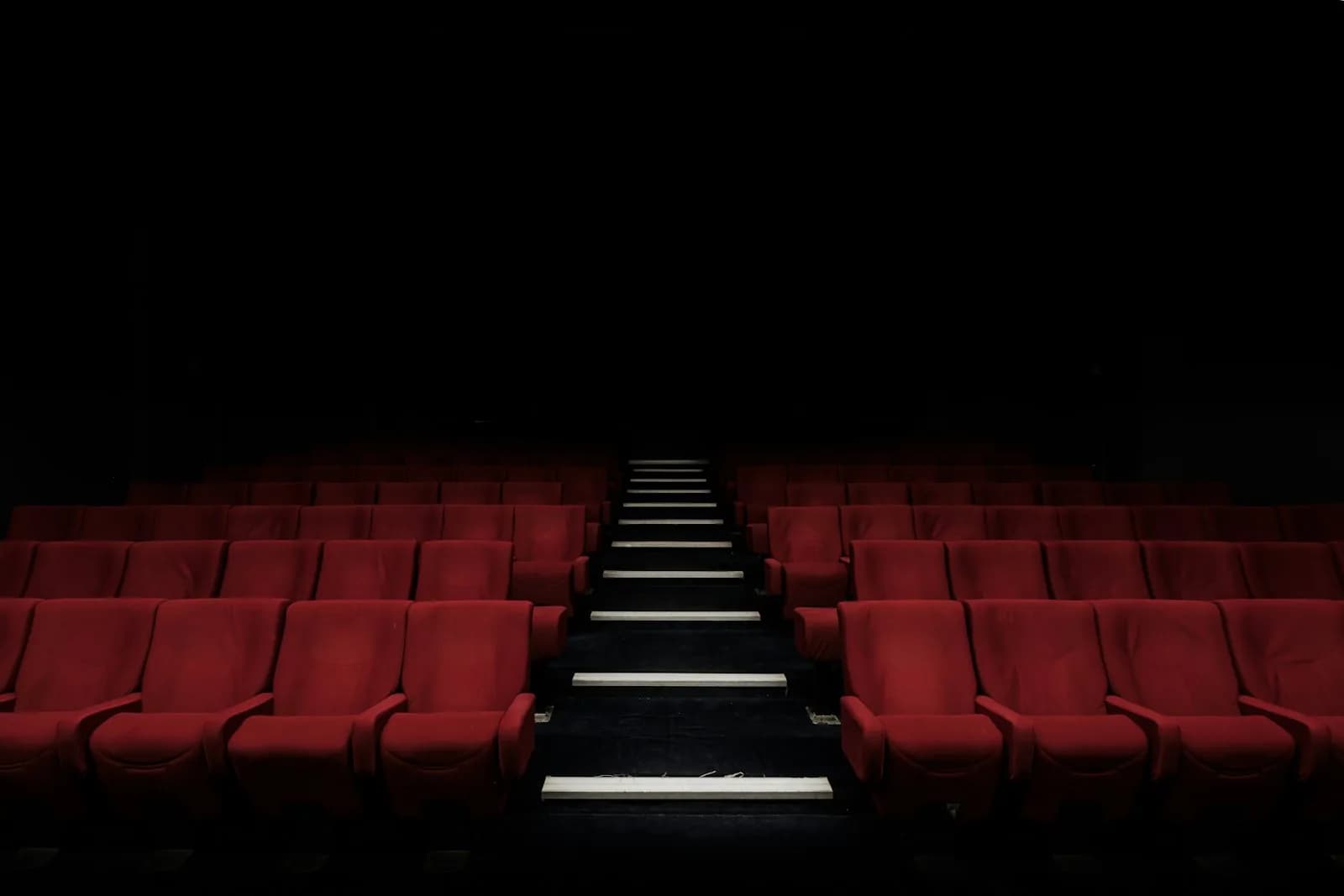 Cinematic viewing room for residential entertainment.